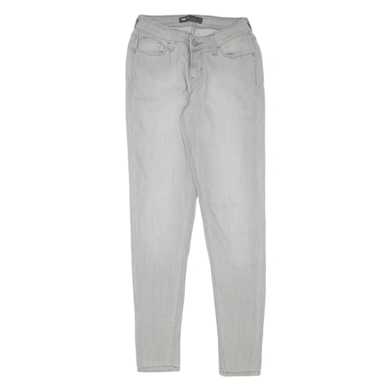 LEVI'S Womens Jeans Grey Slim Skinny Denim W26 L30