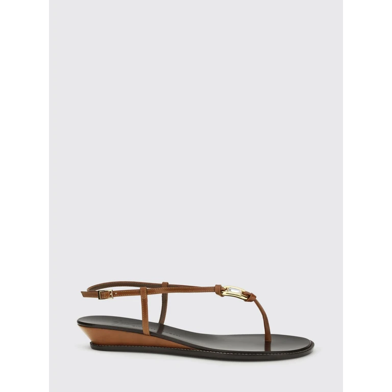 Heeled Sandal Woman color Leather (E600052002)