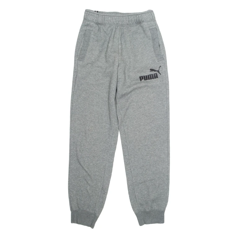 PUMA Mens Joggers Green Tapered S W26 L29