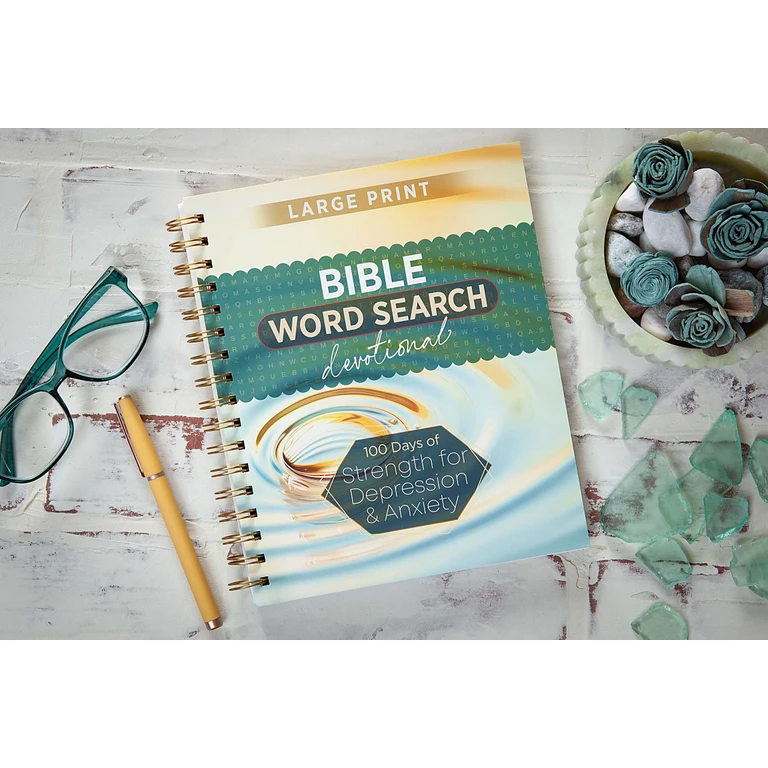 100 Days of Strength for Depression and Anxiety (Word Search Devotional)