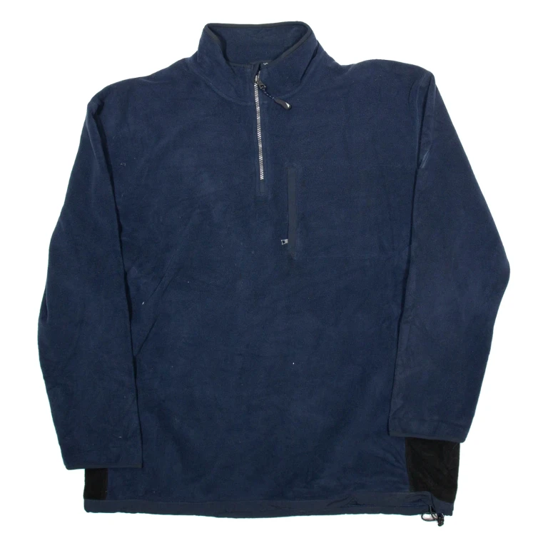 NAUTICA Mens Fleece Jacket Blue 2XL