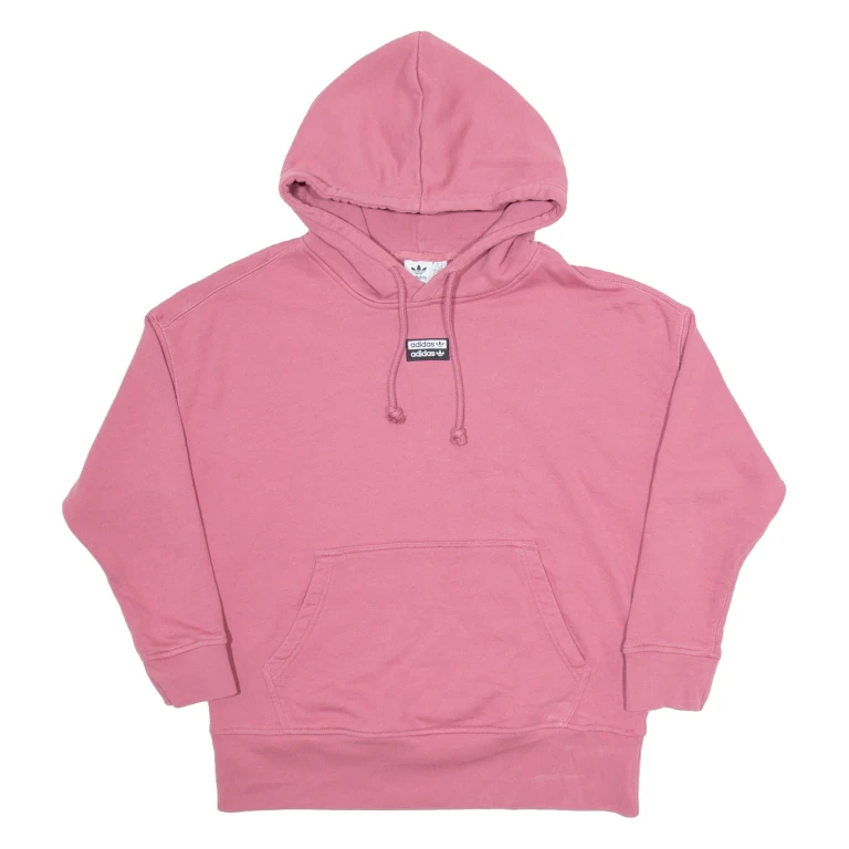 ADIDAS Womens Purple Hoodie UK 14