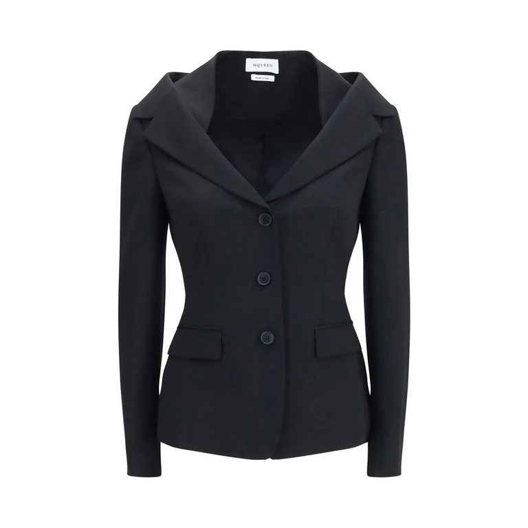 Black Wool Oves Aries Full-Length Jacket Clothing - Women