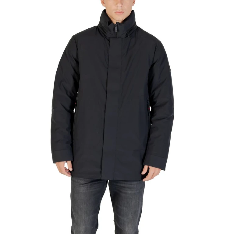 Black Polyester Parka Clothing - Men