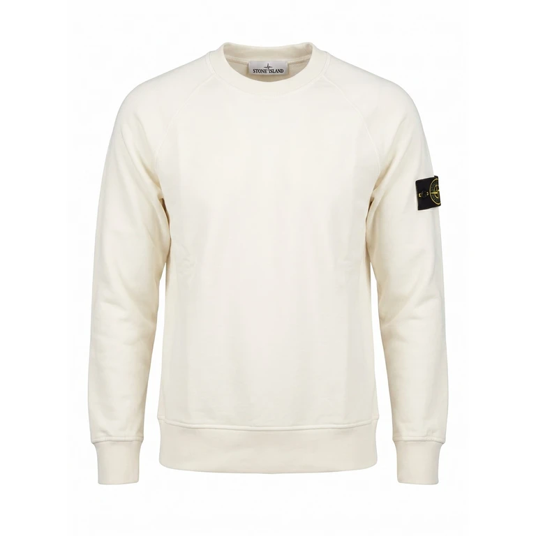Stone Island Organic Cotton Fleece Sweatshirt
