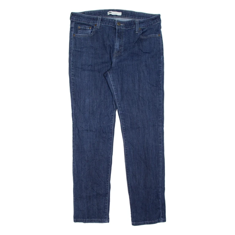 LEVI'S Mid Rise Womens Jeans Blue Slim Skinny W32 L32