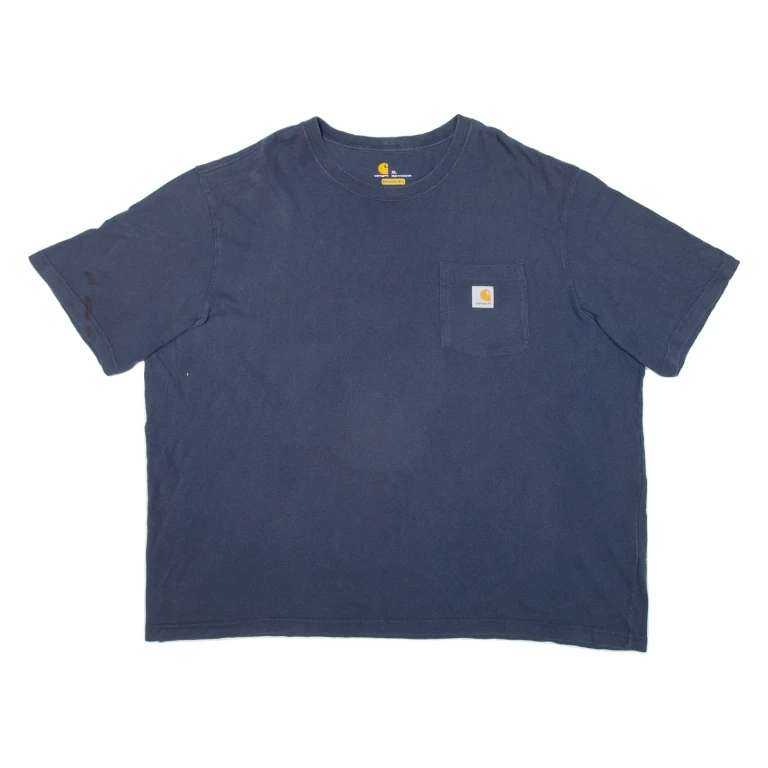CARHARTT Mens T-Shirt Blue XL
