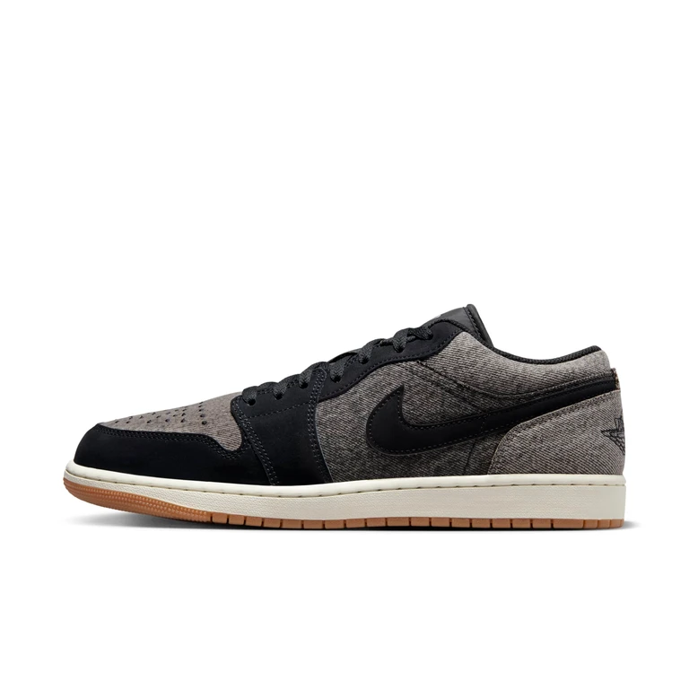Men's Retro 1 Low Se 'Black Denim' Sneakers
