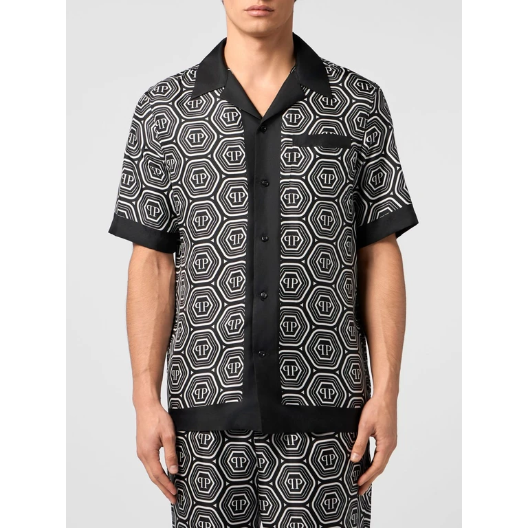 Shirt Men color Black (PAFCMRP2569PTE104N02)