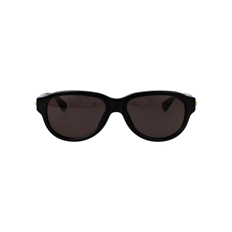 Bottega Veneta Bv1410s 001 Black-black-grey Recycled Acetate Sunglasses - Men