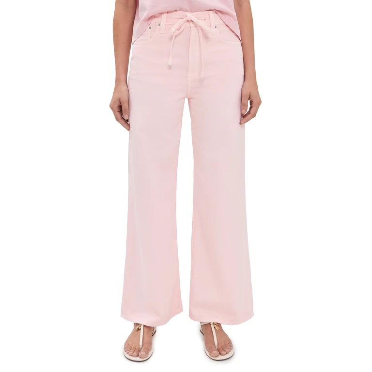Madewell Madewell x Shopbop Ultimate Wide-Leg Jeans Pale Pink 32