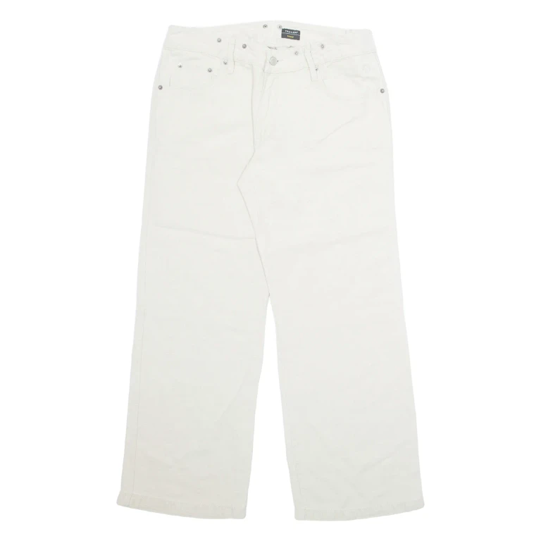 TRAILER Womens Trousers Beige Regular Straight W32 L29