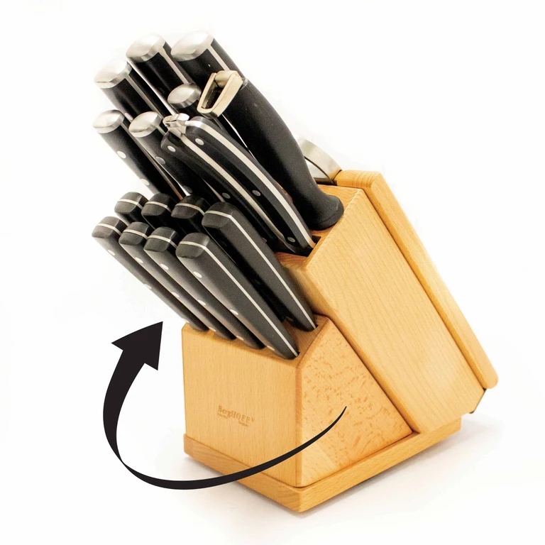 20pc Stainless Steel Smart Knife Block Set