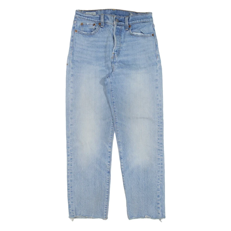 LEVI'S Womens Jeans Blue Regular Straight W26 L26
