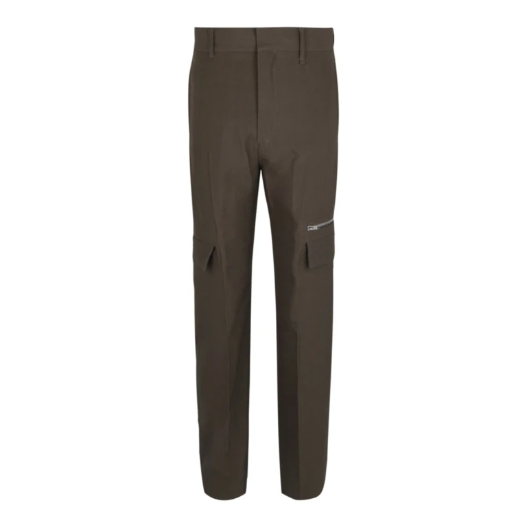Tailored Wool Pants With Pocket Details