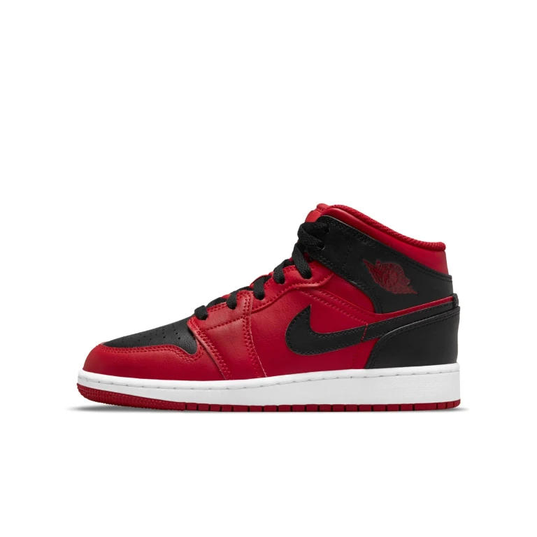 Grade School Retro 1 Mid 'Reverse Bred 2021' Gs Sneakers