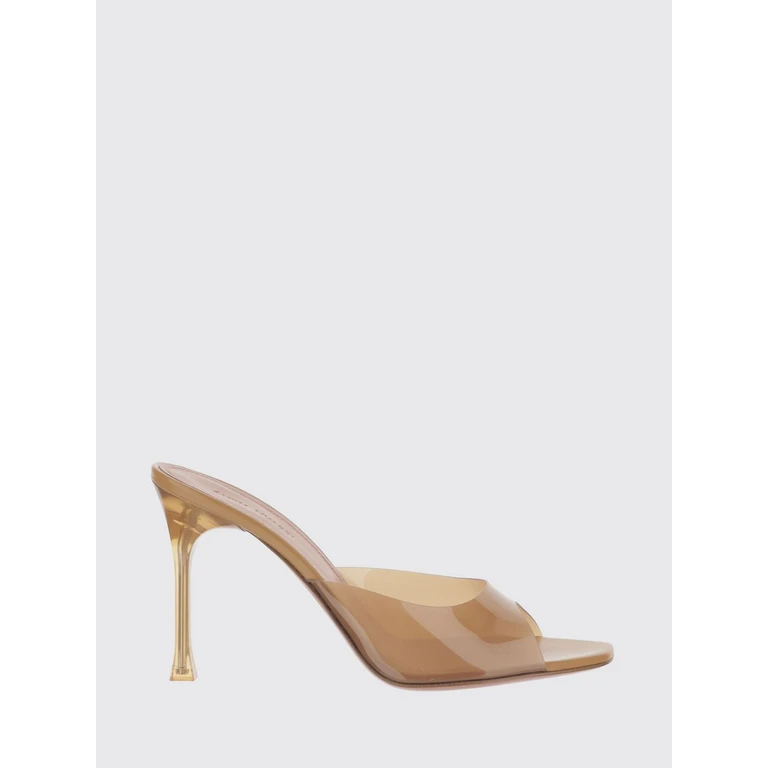 Heeled Sandal Woman color Milk (ALEXAGLASSSLIPPER95LATTE)
