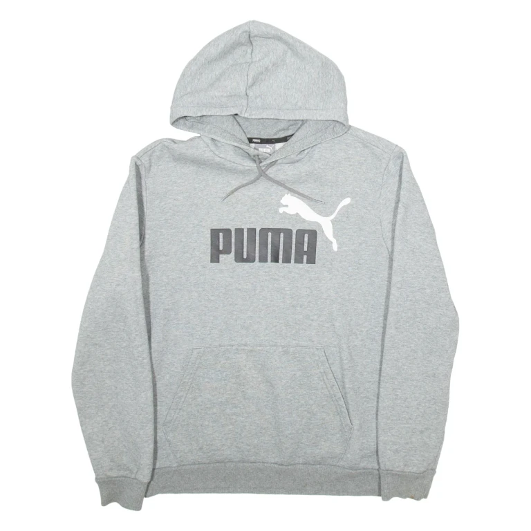 PUMA Mens Grey Hoodie M