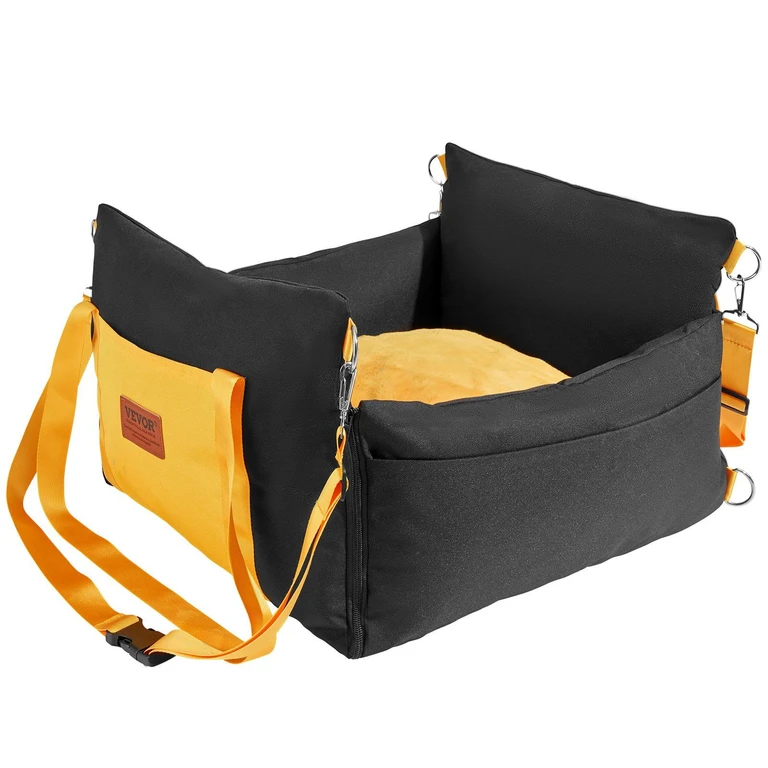 Dog Booster Car Seat Pet Car Seat for Small Dog up to 25lbs Black - Multicolor