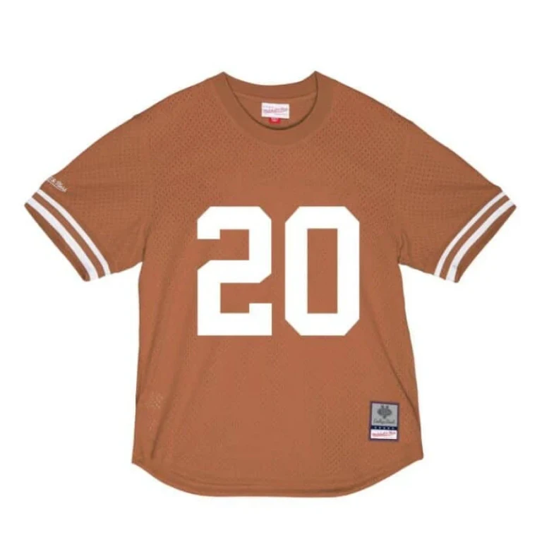 Men's Ncaa N & N Mesh Crewneck Austin 1977 Earl Campbell Jerseys