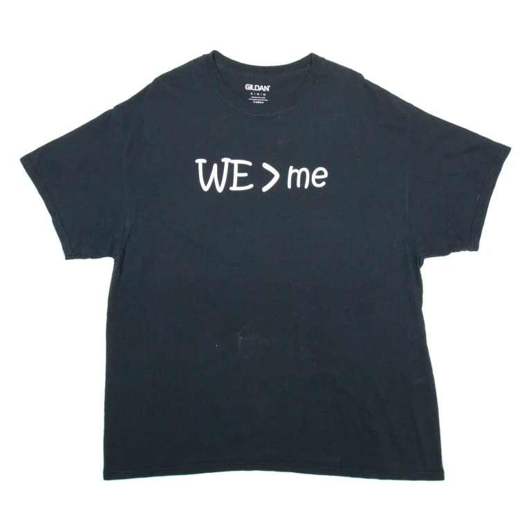GILDAN Mens T-Shirt Black XL