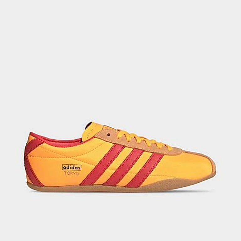 adidas Women's Originals Tokyo Casual Shoes in Lucid Tangerine/Semi Lucid Red/Gold Metallic Size: 5.0