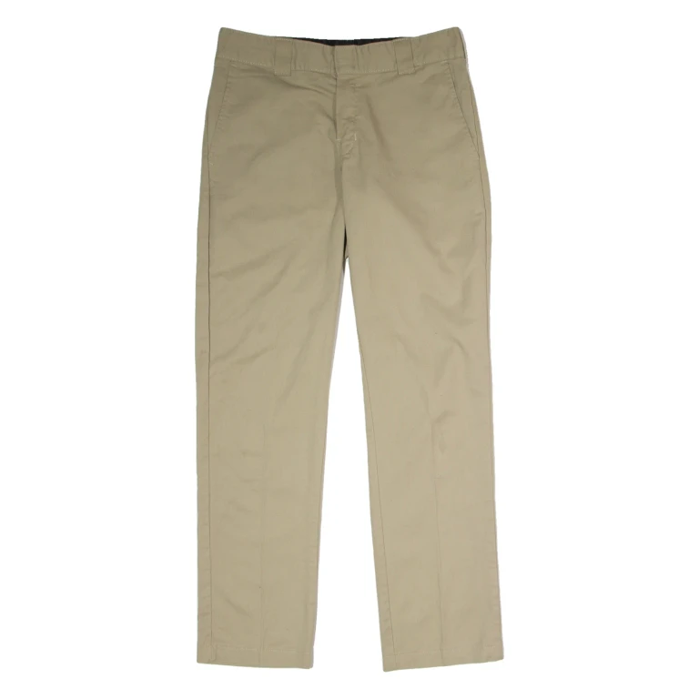 DICKIES Flex Workwear Mens Trousers Beige Slim Tapered W32 L30