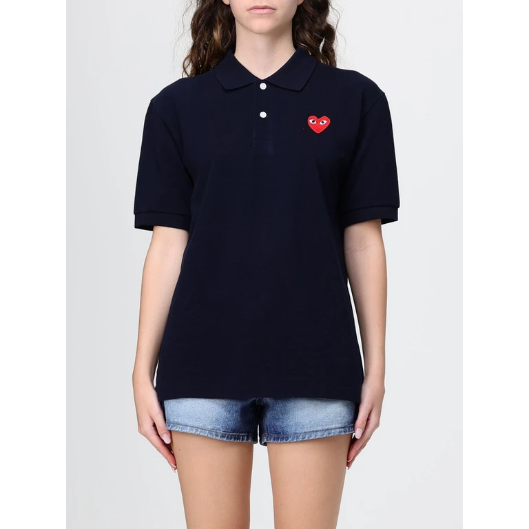 COMME DES GARÇONS Polo Shirt Woman color Blue (AXT006D2)