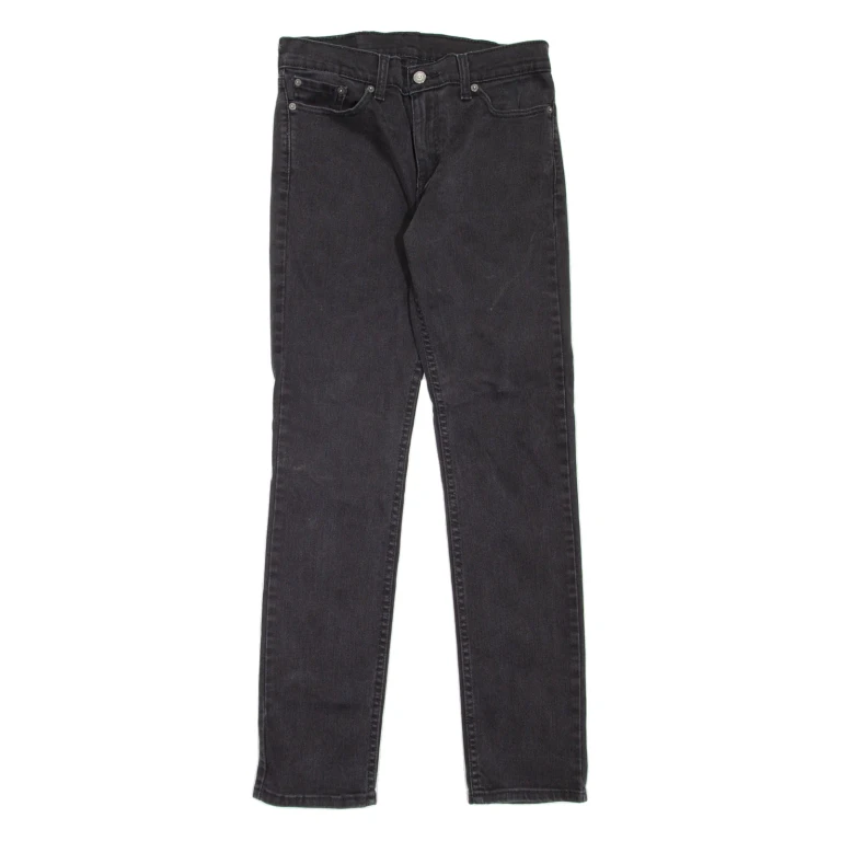 LEVI'S 511 Jeans Mens Black Slim Straight W30 L32