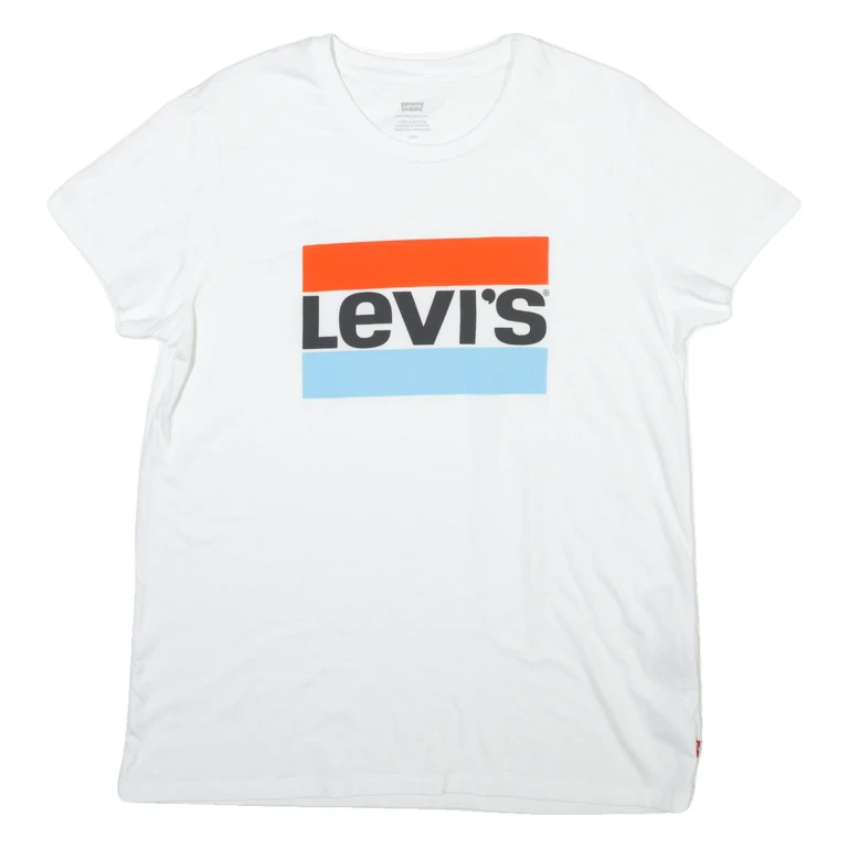 LEVI'S Womens T-Shirt White L