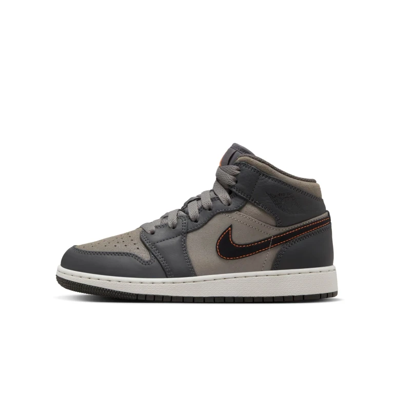 Grade School Retro 1 Mid Se 'Night Stadium Gs' Sneakers