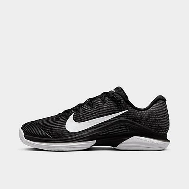 Nike Women's Zoom Vapor 12 Hard Court Tennis Shoes in Black/Dark Smoke Grey/White Size: 5.0