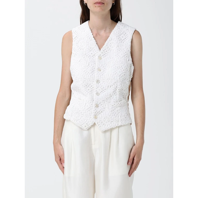 COMME DES GARÇONS Waistcoat Woman color Black (GQV0010511)