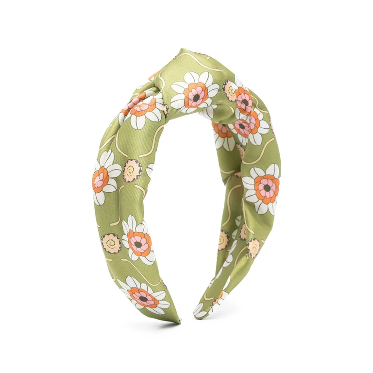 La Double J Floral-print Headband