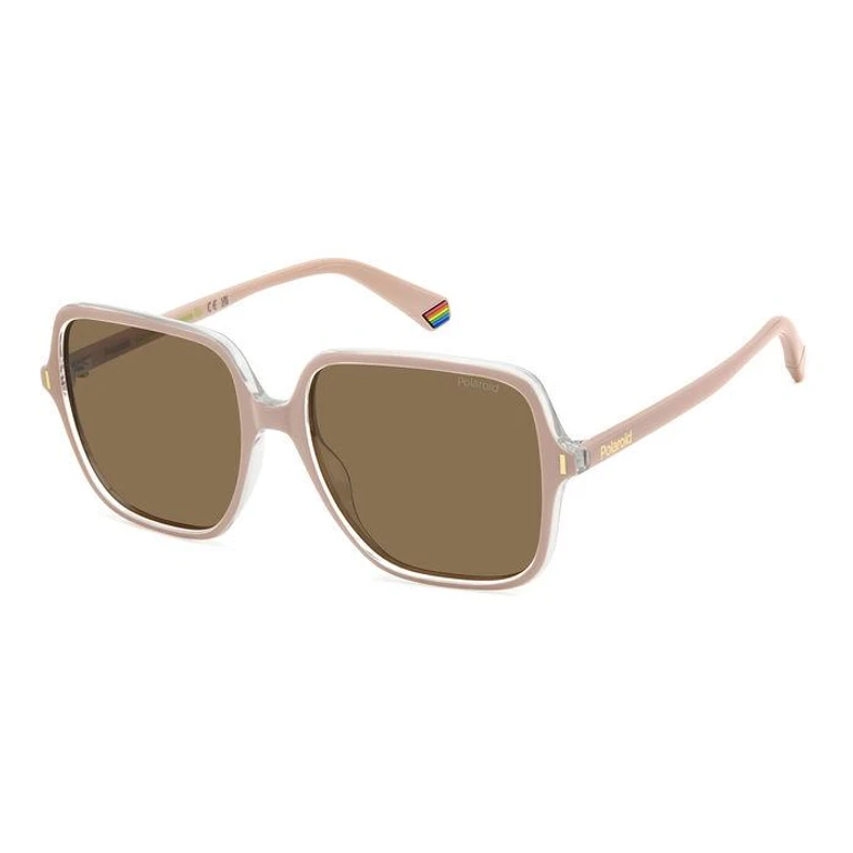 Polaroid Polarized Bronze Square Ladies Sunglasses PLD 6219/S 035J/SP 56