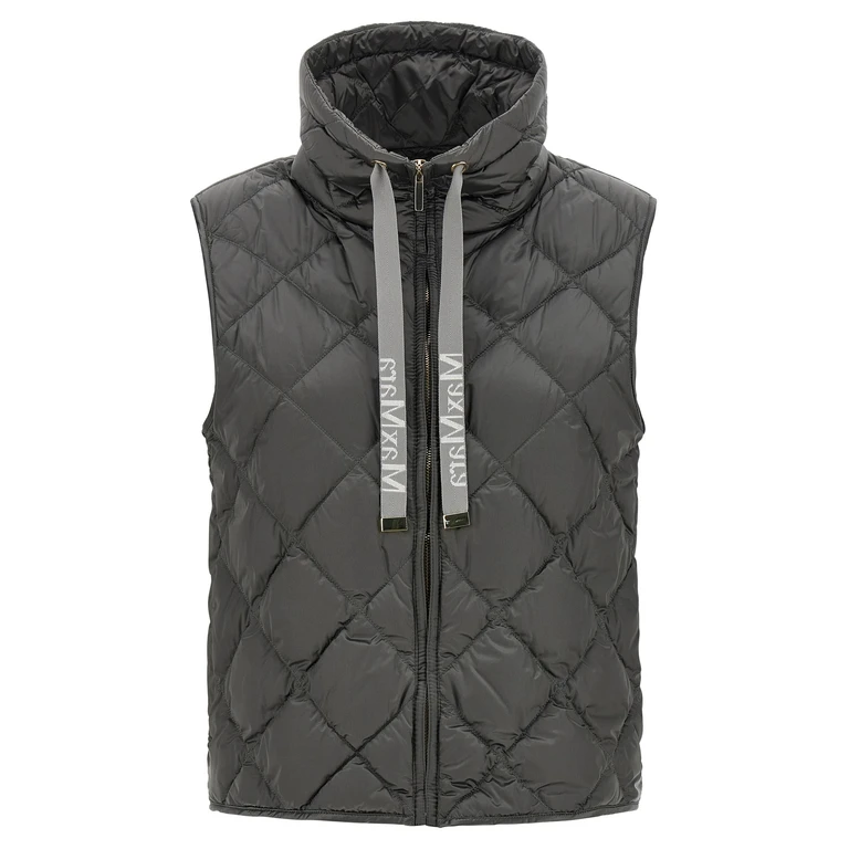 Max Mara Gray Polyamide Sleeveless Jacket Clothing - Women