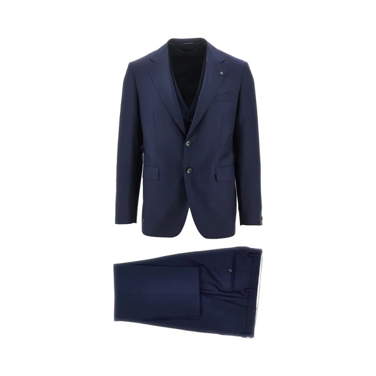 TAGLIATORE Super 110s wool three-piece tailored suit Man 56