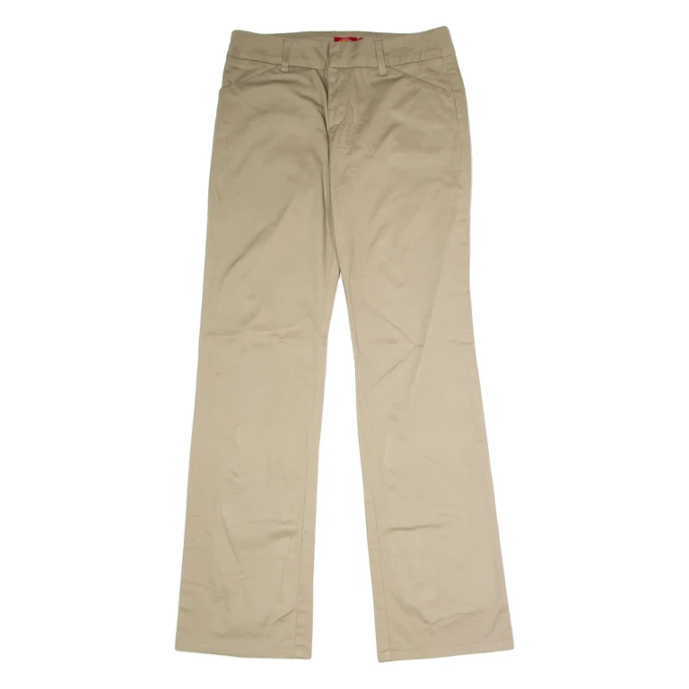 DICKIES Workwear Womens Trousers Beige Regular Bootcut W30 L32