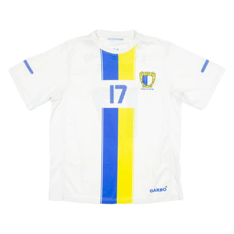 GARBO FC Geneva Mens Football Shirt Jersey White Crew Neck XL