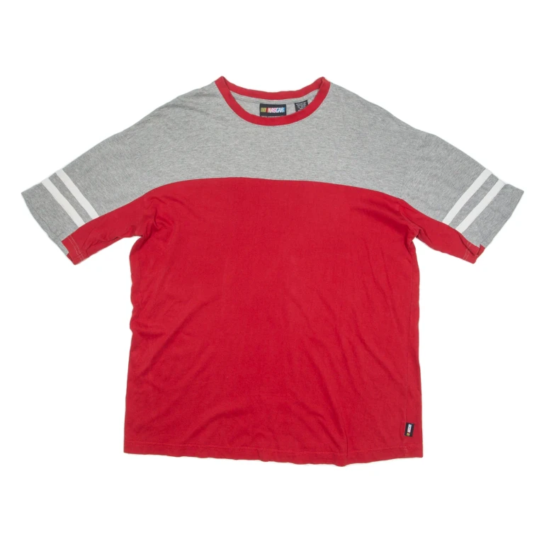 NASCAR Mens T-Shirt Red USA L