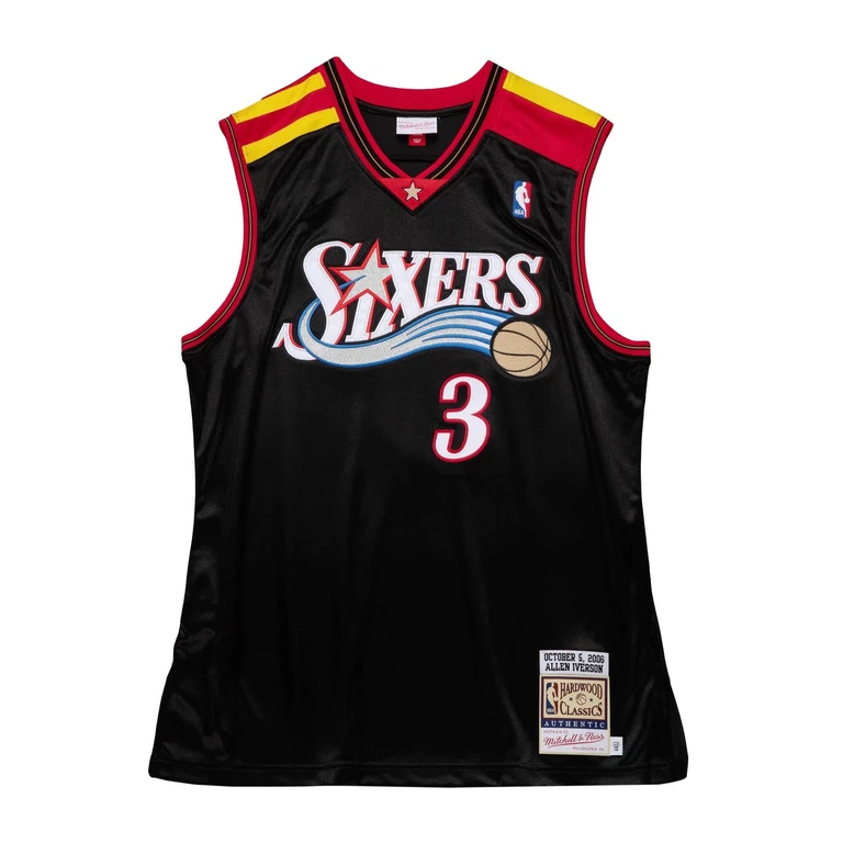 Men's Authentic Jersey 76Ers 2006 Allen Iverson