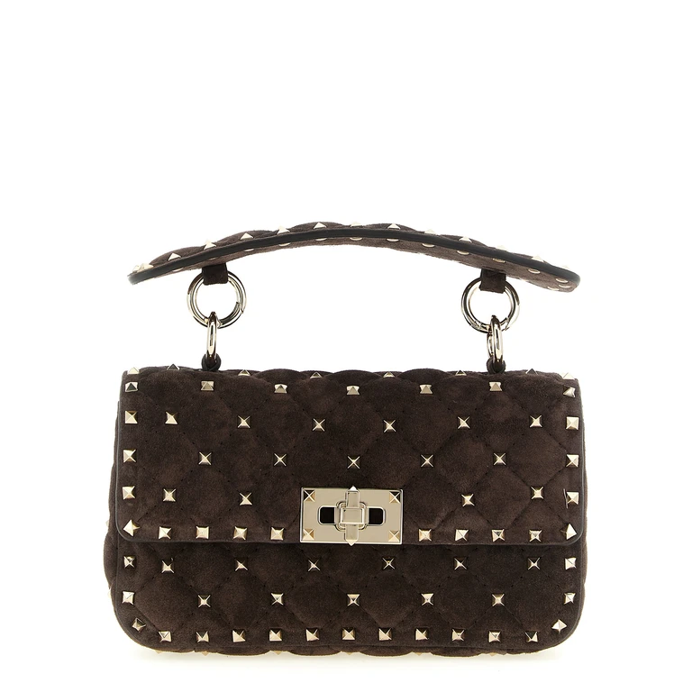 Valentino Garavani Brown Calfskin Shoulder Bag - Women