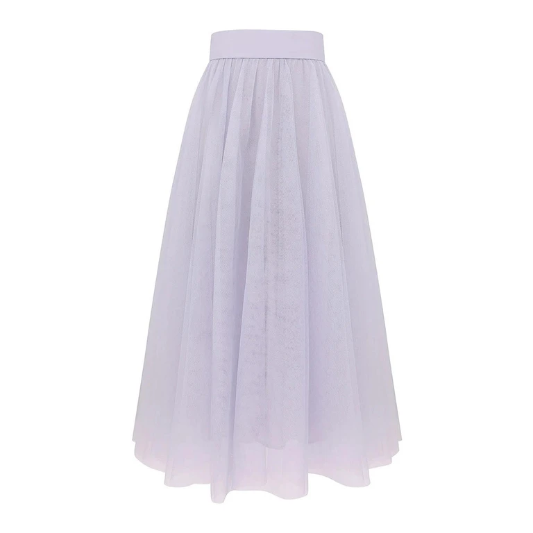 Zimmermann Jupe Midi - Métallique (8226SS26RLILAC)