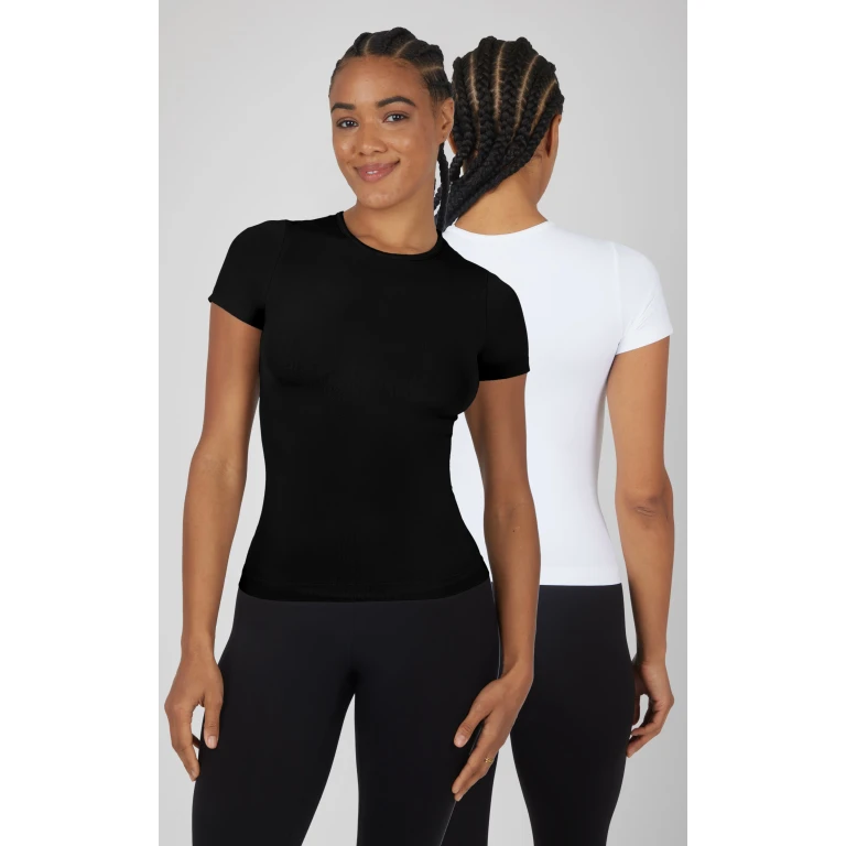 2 PK Short Sleeve Top