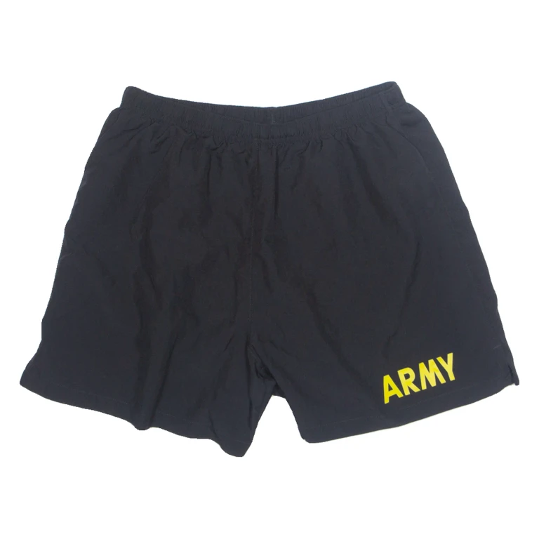 ARMY Lined Mens Sports Shorts Black Relaxed M W29