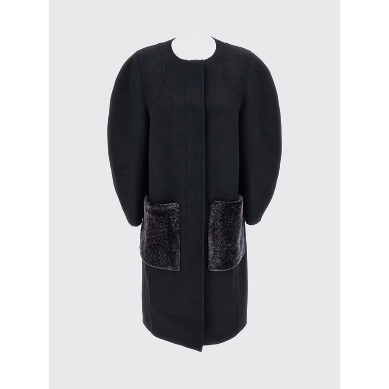 FENDI Coat Woman color Black (FF6165A5HDF1FL8)