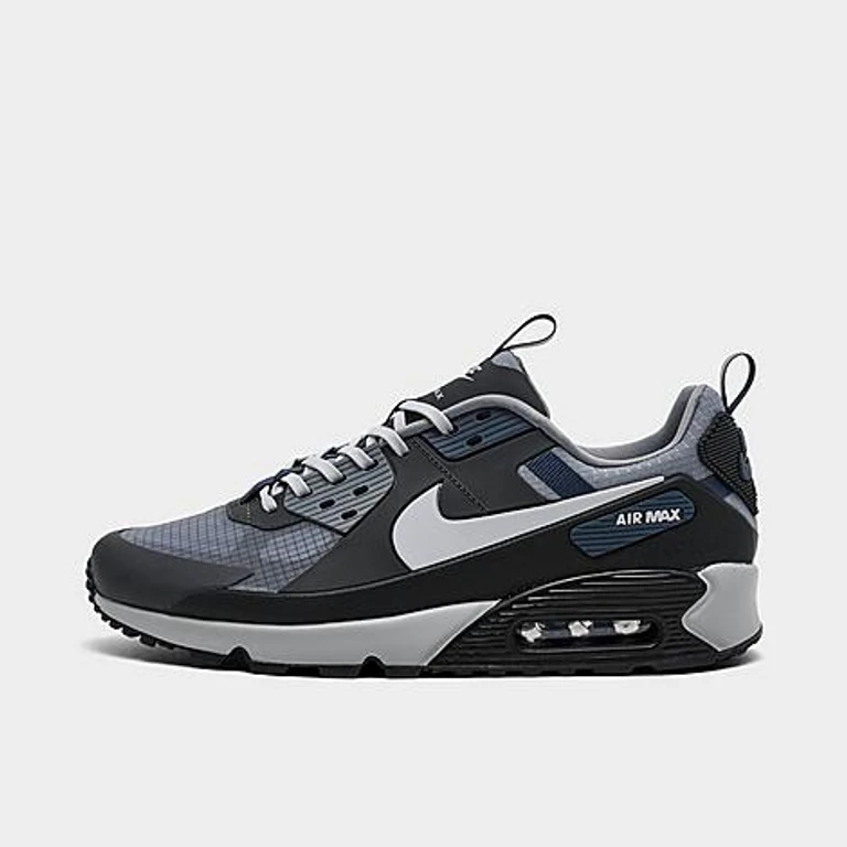 Nike Men's Air Max 90 Drift Casual Shoes in Anthracite/Cool Grey/Thunder Blue Size: 7.5