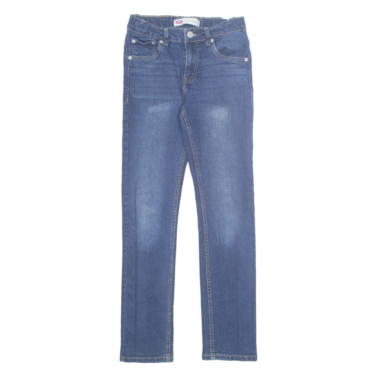 LEVI'S 511 Jeans Womens Beige Slim Straight Stone Wash W24 L28