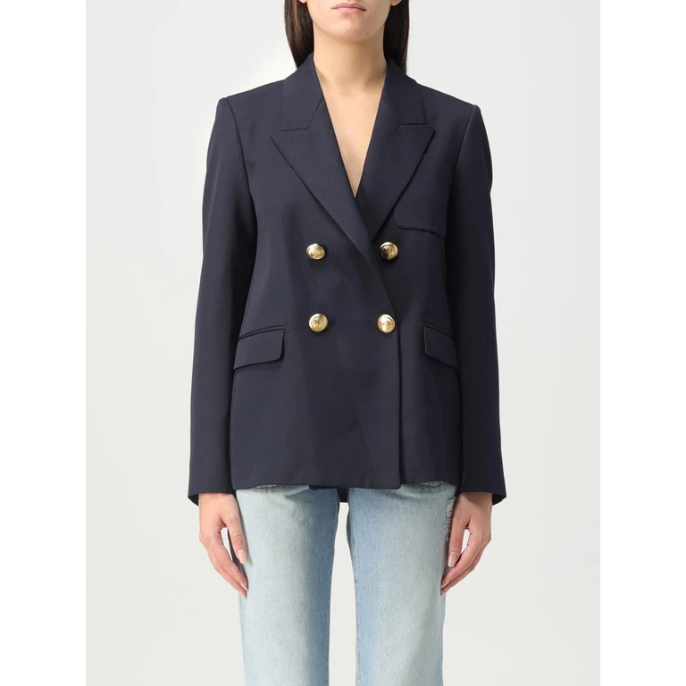PALM ANGELS Jacket Woman color Blue (PWEN030F23FAB0014676)