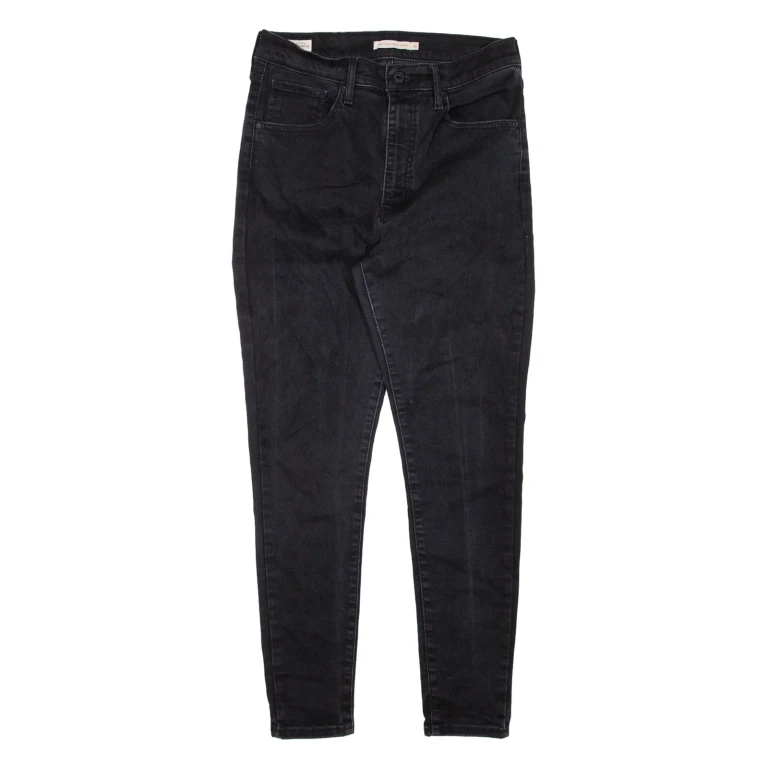 LEVI'S BIG E Mile High Womens Jeans Black Slim Skinny W30 L28
